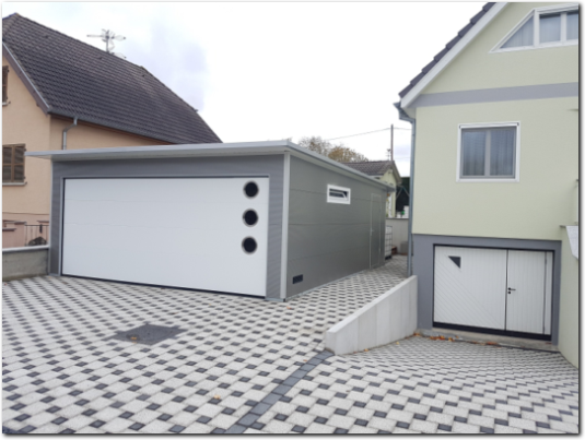 Doppelgarage Garage für 2 Fahrzeuge