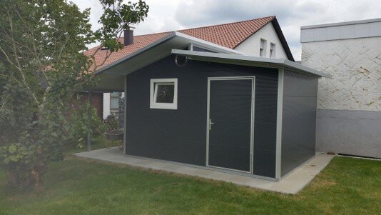 Gartenhaus mit Stufendach Gartenhaus Stufendach drehkippfenster
