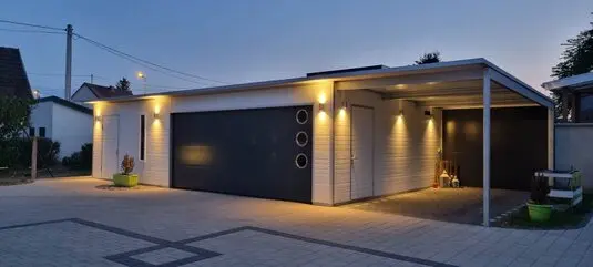 Garage überbreite